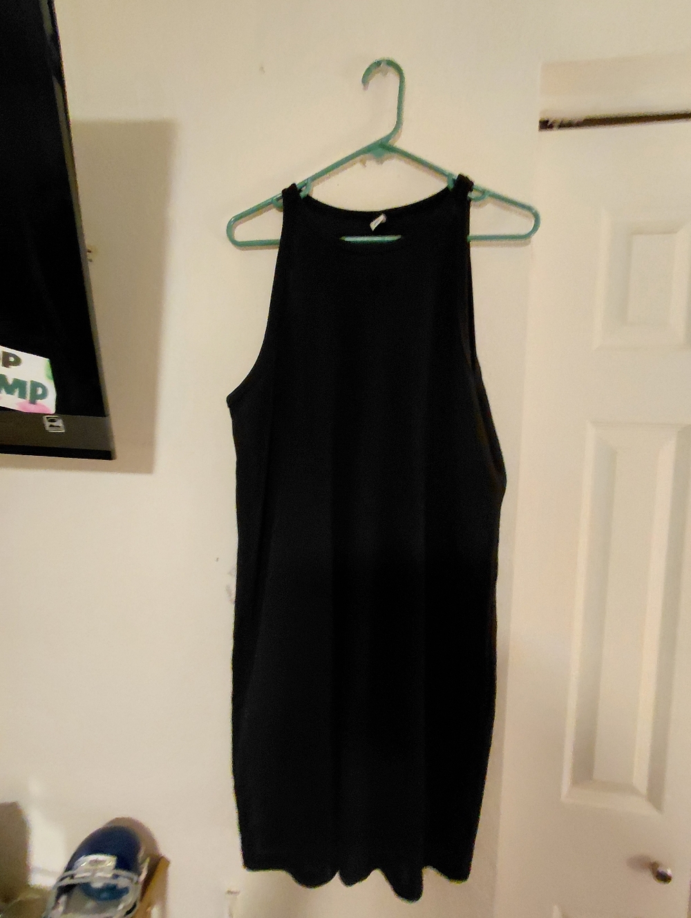 Old Navy Black Sleeveless Midi Dress